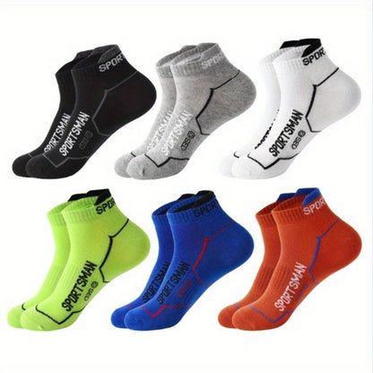 [12 Pairs Sweat Absorbent Running Socks] 12/ 24 Pairs Summer Breathable Sweat Absorbent Tyr Does Not Wear Feet Professional Running Fitness Socks