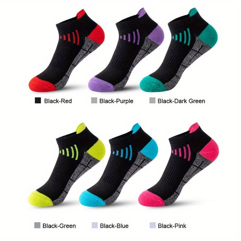 [12 Pairs Sweat Absorbent Running Socks] 12/ 24 Pairs Summer Breathable Sweat Absorbent Tyr Does Not Wear Feet Professional Running Fitness Socks