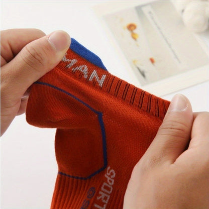 [12 Pairs Sweat Absorbent Running Socks] 12/ 24 Pairs Summer Breathable Sweat Absorbent Tyr Does Not Wear Feet Professional Running Fitness Socks