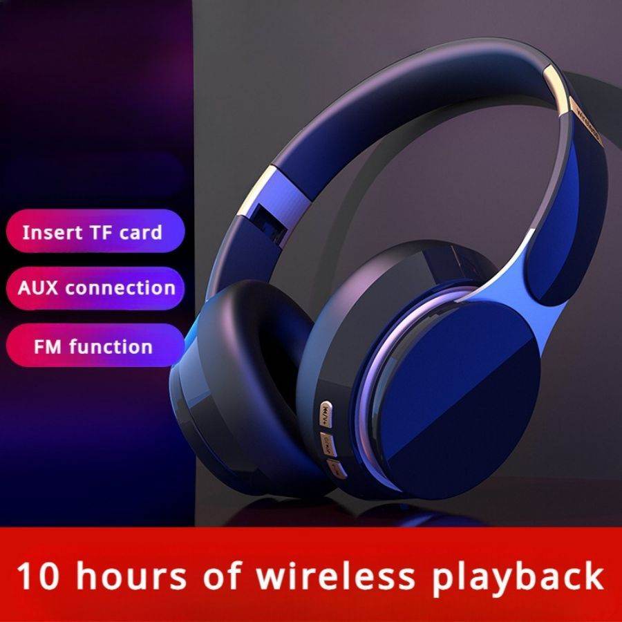 Wireless Headphones FG-07S Music Sports Wireless Headphones Surround Audio with Wireless On-Ear Headphones! 5.0 Stereo Channel Adult Running Volume Control Condenser Microphone Closed-back Goodlooking Thoughtful Gift For Men - ZOOMNSTORE