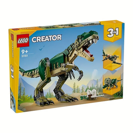 LEGO T-Rex Building Set 31151 - 3 Models T-Rex Triceratops Pterodactyl  Kids Ages 9 - Great Gift for Christmas  Birthdays