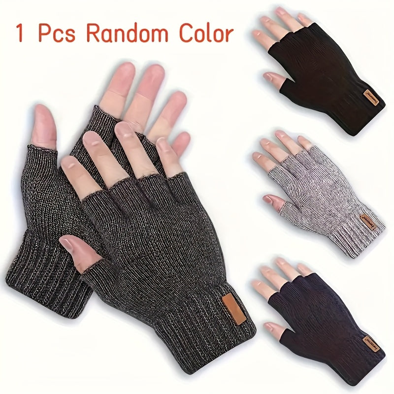 Winter Beanie  Scarf Set with Touch Screen Gloves - Fleece Lined Black Hat for Men  Women