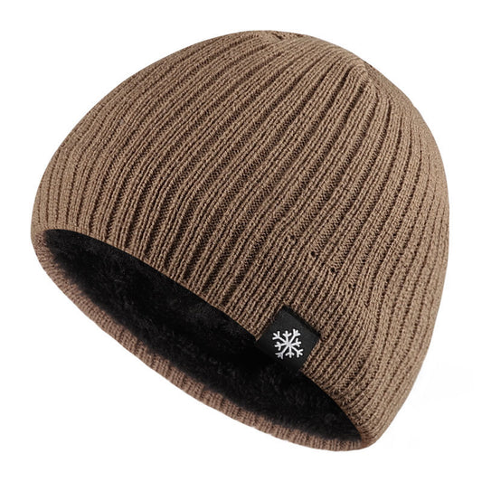 Warm Fleece Knit Hat - Autumn and Winter Essential