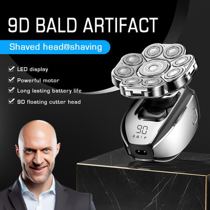 [6-in-1 Upgraded Head Shaver] Electric Head Shaver for Bald Men, Upgraded 6-in-1 Head Shaver for Bald Men, Grooming Kit Electric Shaver for Men, Cordless Rechargeable Bald Head Razor for Home&Travel, Best Mens Gift, Mens Chri