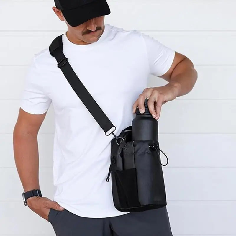 Large Capacity Magnetic Gym Bag - Portable Organizer with Phone Pocket  Water Bottle Pouch