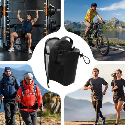 Large Capacity Magnetic Gym Bag - Portable Organizer with Phone Pocket  Water Bottle Pouch