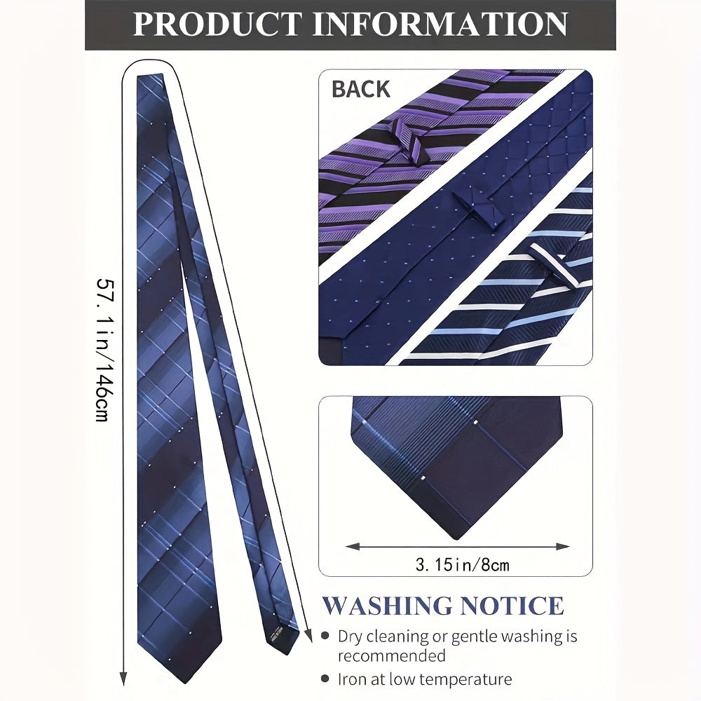 Classic 12pcs Jacquard Woven Men's Tie Neckties - Neck Ties