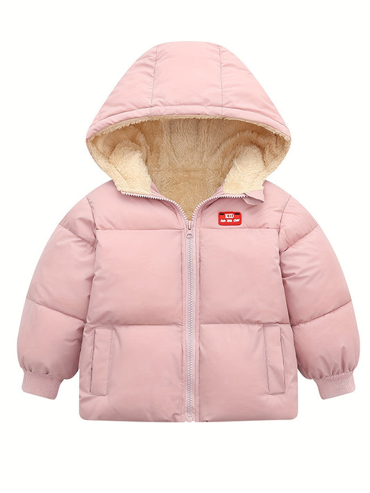 Thick & Soft Windproof Winter Coat - Hooded Zip Up Kid's Jacket - Perfect Gift for Boys and Girls