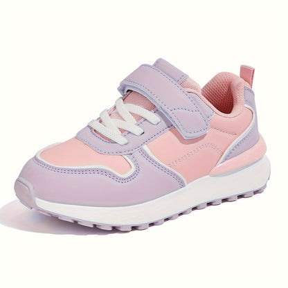 Breathable Non-Slip Sneakers for Kids - Fashionable Hook  Loop Storybook Design