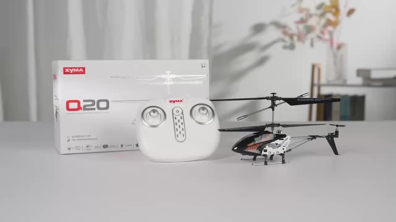 SYMA Q20 Remote Control Helicopter - 35 Channel Altitude Hold USB Rechargeable Durable Alloy Ideal for Ages 8-12