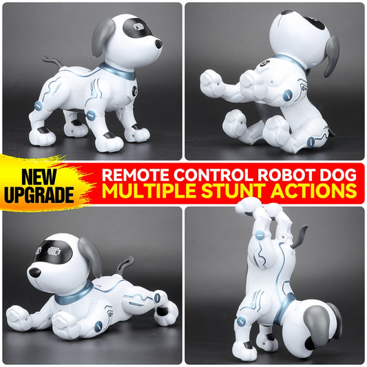 AI Robot Dog - Remote Control Stunt Puppy for Kids STEM Learning