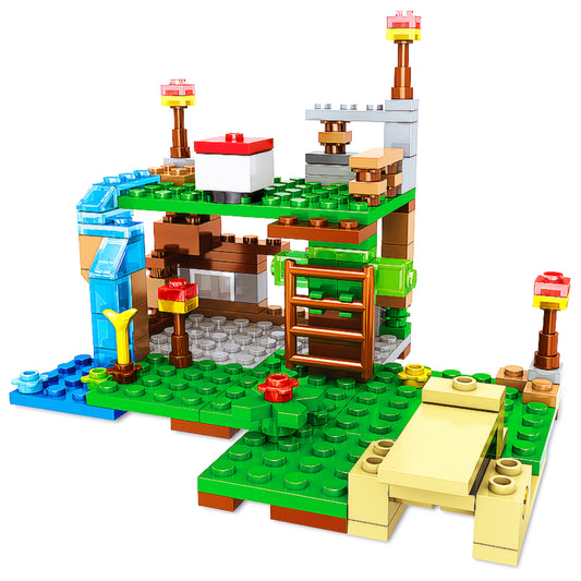 City Building Blocks Set - Educational Plastic Toy Compatible with Lego Tree House Village